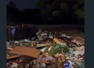 Moradores denunciam abandono de espaço público e descarte irregular de lixo no bairro Marechal Rondon, em Caucaia