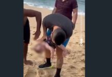 Policial militar de férias salva bebê de 11 meses de afogamento na Praia de Iracema