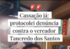 Felipe Martins pede cassação de vereador Tancredo dos Santos após denúncia de uso indevido da estrutura pública