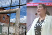 Enquanto critica a imprensa, moradores cobram reforma urgente da Areninha do Genipabu