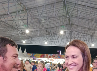 Erika Amorim reafirma pré-candidatura à Câmara Federal e aliança com Emília Pessoa durante evento no Araturi