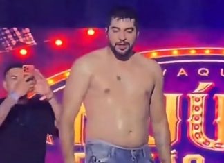 Após polêmica por show alcoolizado, Nattan retorna ao São João de Maracanaú, recusa bebida de fã e faz sinal da cruz