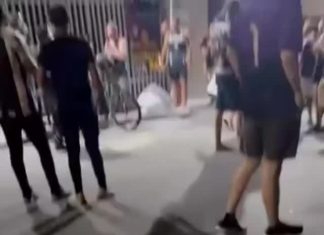 Protesto de torcedores do Ceará termina em confusão e ação da PM em Porangabuçu