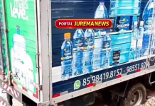 Caminhão atola em rua esburacada e moradores denunciam abandono no Nova Metrópole