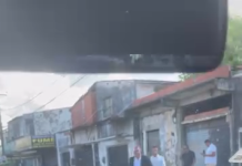 “Mesmo buraco que ele fechou com concreto, agora veio reclamar”, diz morador ao mostrar vereador Tancredo na Dom Almeida Lustosa