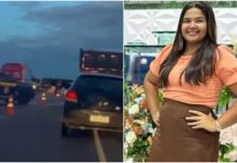 Mulher morre e marido fica gravemente ferido em acidente na BR-116, em Itaitinga