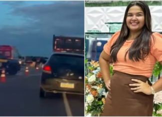 Mulher morre e marido fica gravemente ferido em acidente na BR-116, em Itaitinga