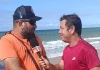 Domingou em plena terça-feira: embarcação encalhada vira atração no Icaraí, em Caucaia Domingou em plena terça-feira: embarcação encalhada vira atração no Icaraí, em Caucaia