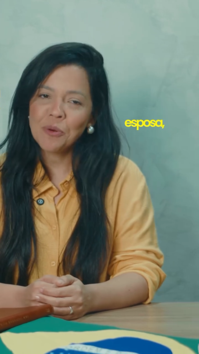 Priscila Costa, apontada como pivô da crise entre Michelle e Flávio Bolsonaro, pede união da direita