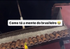 Revolta após eliminação: comerciante de Caucaia queima camisa da Seleção Brasileira Revolta após eliminação: comerciante de Caucaia queima camisa da Seleção Brasileira